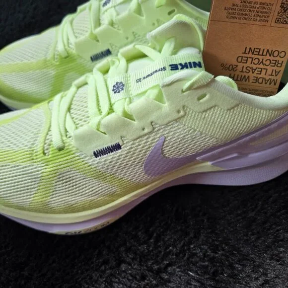 RARE Nike Air Zoom Structure 25 Volt/Grey/Wht Run Gym Sport Cross-Trainer DJ7884 - Picture 7 of 16